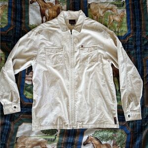 CRAZY 🔥 Y2K quicksilver Cream Jacket XL